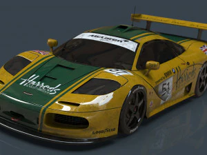 mclaren f1 gtr harrods 3D Model