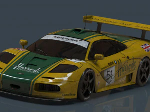 mclaren f1 gtr harrods 3D Model
