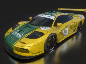 mclaren f1 gtr harrods Model 3D