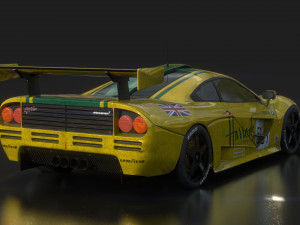 mclaren f1 gtr harrods Model 3D
