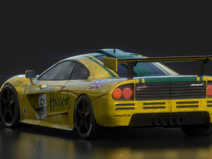 mclaren f1 gtr harrods Model 3D