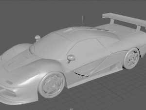 mclaren f1 gtr harrods Model 3D