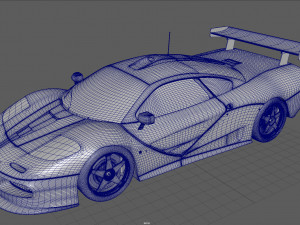 mclaren f1 gtr harrods Model 3D