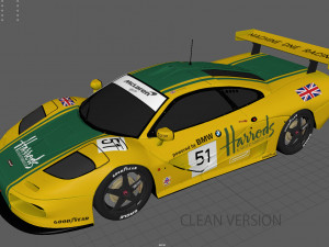 mclaren f1 gtr harrods Model 3D
