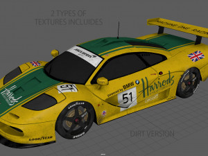 mclaren f1 gtr harrods Model 3D