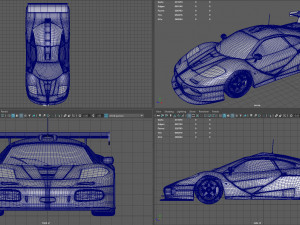 mclaren f1 gtr harrods Model 3D