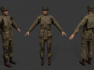 101st airborne division 3Dモデル