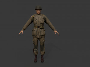 101st airborne division 3D Model
