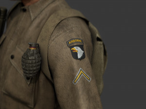 101st airborne division 3D Model