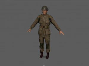 101st airborne division 3D Model