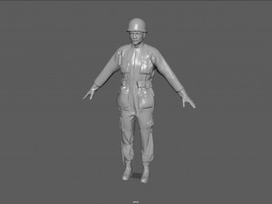 101st airborne division 3D Model