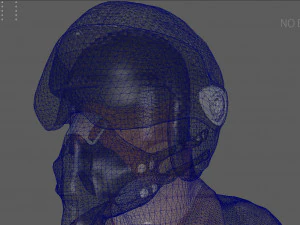 pilot - t and sitting pose 3D Model