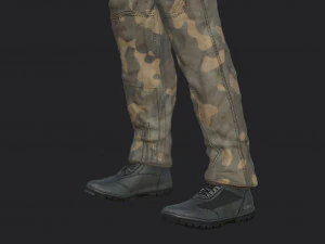 pilot - t and sitting pose 3D Model