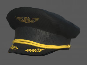 airline captain 3D मॉडल