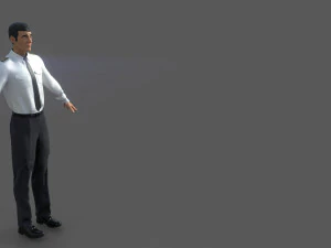 airline captain 3D Model