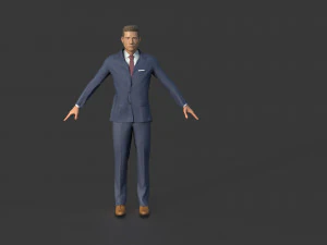 Herrenanzug 3D Modell