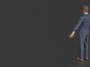 Herrenanzug 3D Modell