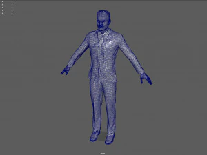 Herrenanzug 3D Modell