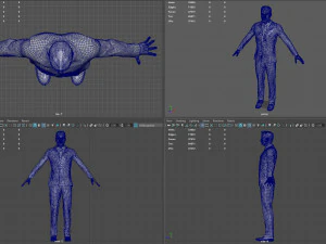Herrenanzug 3D Modell