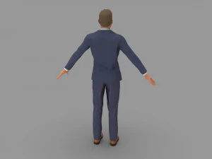 Herrenanzug 3D Modell