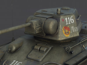 t- 34-76 early 1943 production 3D 모델