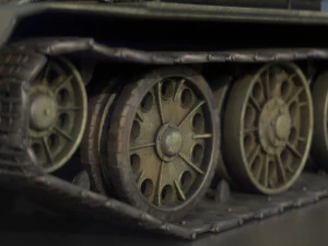 टी-34-76 प्रारंभिक 1943 उत्पादन 3D मॉडल