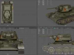 t- 34-76 early 1943 production 3D 모델