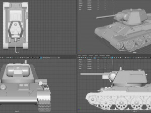 t- 34-76 early 1943 production 3D 모델