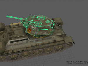 t- 34-76 early 1943 production 3D 모델