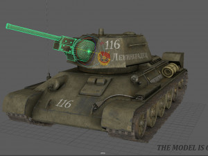 t- 34-76 early 1943 production 3D 모델