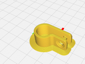 p - clip Model do druku 3D