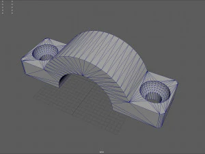 ケーブルクランプ 3Dプリントモデル