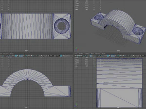 ケーブルクランプ 3Dプリントモデル