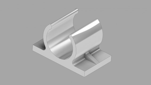 u-clip 3d print model 3D Print Model .c4d .max .obj .3ds .fbx .stl .blend 