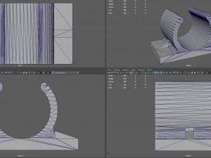 modello di stampa 3d u-clip Modello di stampa 3D