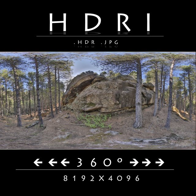 hdr forest rock 1 Texturas CG .c4d .max .obj .3ds .fbx .stl .blend 