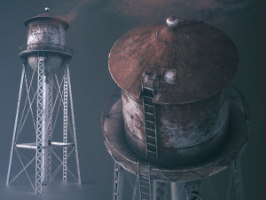 water tower 3D Model