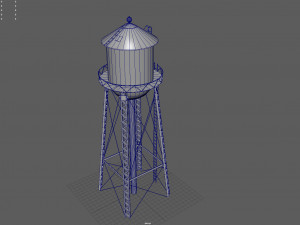 water tower 3D Model