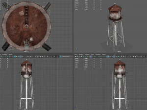 water tower 3D Model