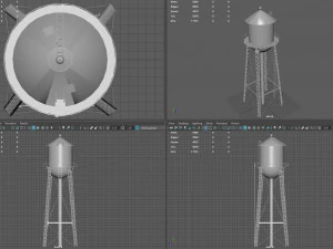 water tower 3D Model