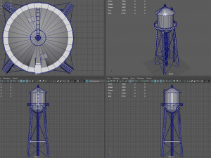 water tower 3D Model