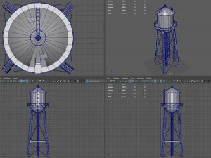 water tower 3D Model