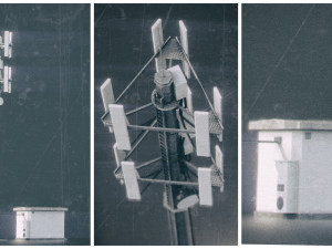 cell site Modello 3D