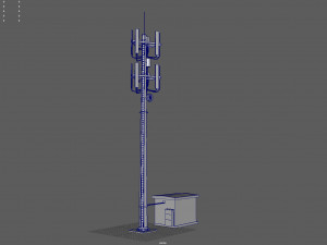 cell site Modello 3D