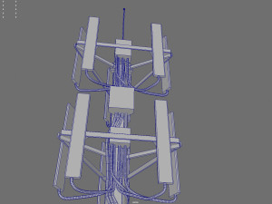 cell site Modello 3D