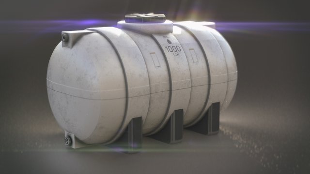 water tank Modelo 3D .c4d .max .obj .3ds .fbx .stl .blend 
