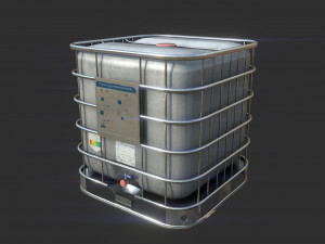 square water tank 3D मॉडल