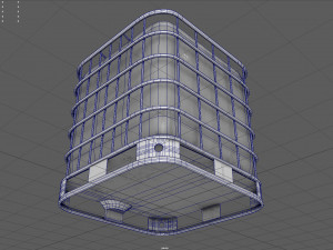 square water tank 3D Model