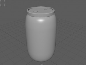 water barrel 3D 모델