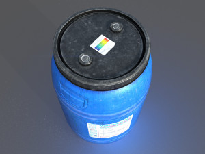 water barrel 3D 모델